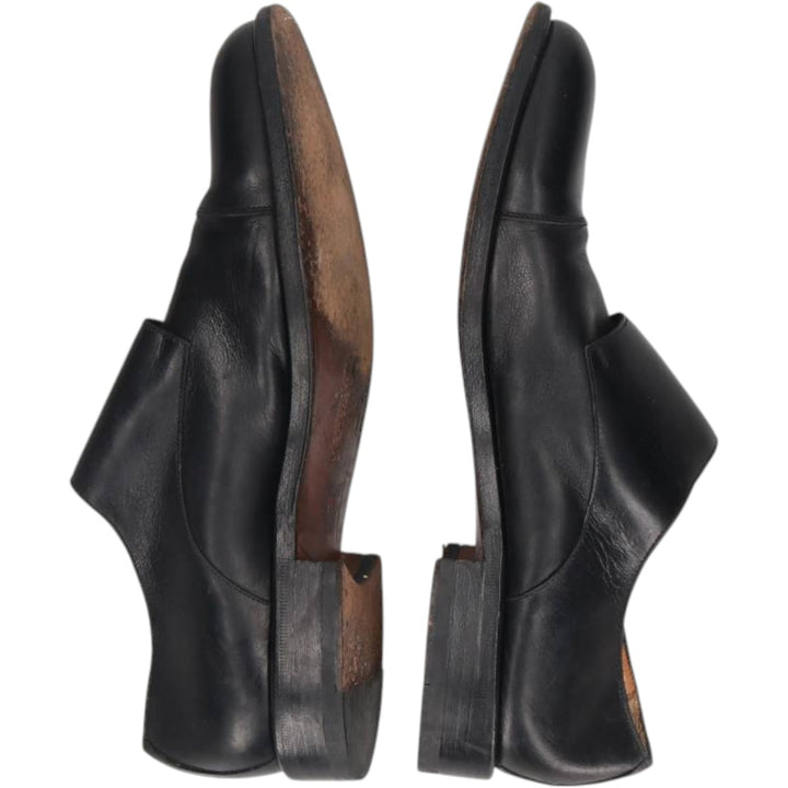 Cypres Straight-tip Double Monk Strap Shoes, Made in Spain, Size 9 1/2 Men's 28.0cm unclear black type Vintage Second Hand