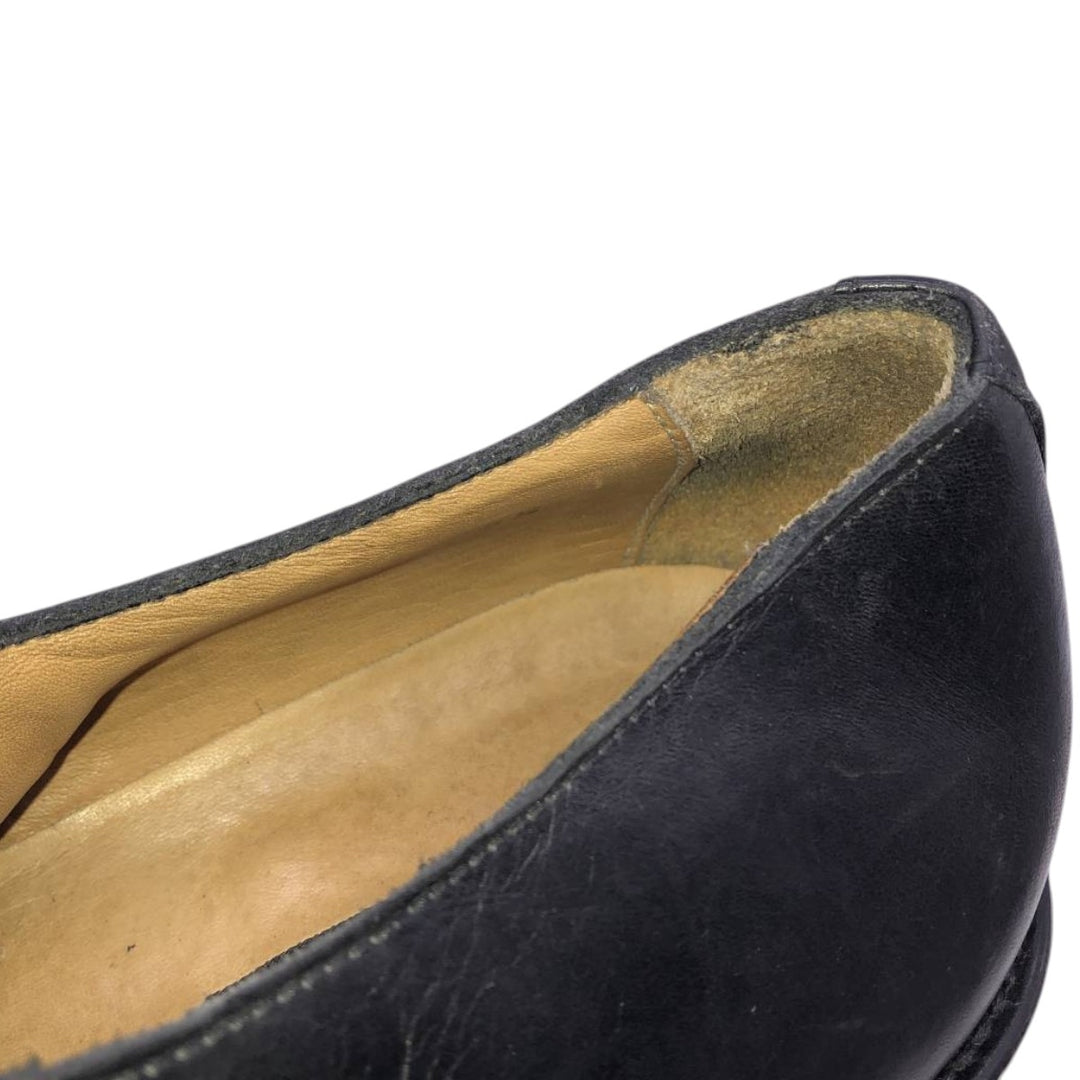 Cypres Straight-tip Double Monk Strap Shoes, Made in Spain, Size 9 1/2 Men's 28.0cm unclear black type Vintage Second Hand