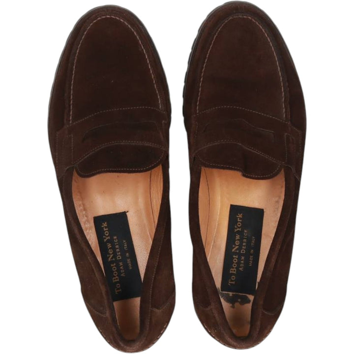 To Boot New York Suede Coin Loafers, Made in Italy, Size 9 1/2 Men's 28.0cm suede brown type Vintage Second Hand