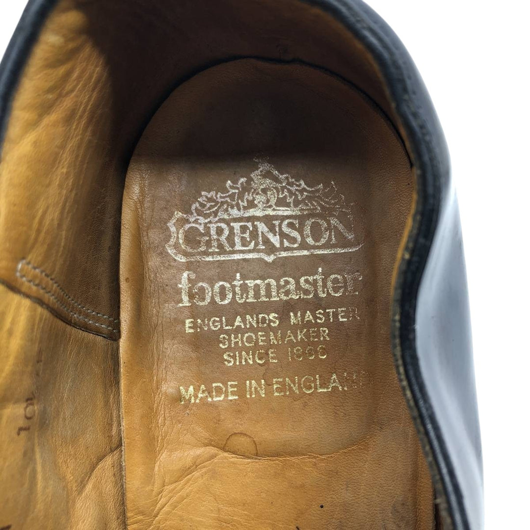 Grenson Footmaster Monk Strap Shoes, Made in England, Size 10 1/2F Men's 29.0cm unclear black type Vintage Second Hand