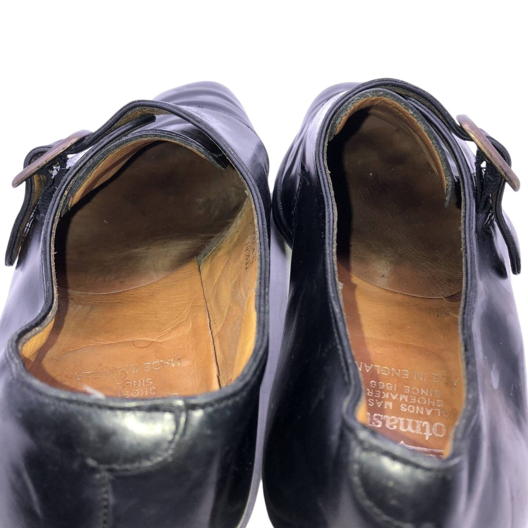 Grenson Footmaster Monk Strap Shoes, Made in England, Size 10 1/2F Men's 29.0cm unclear black type Vintage Second Hand