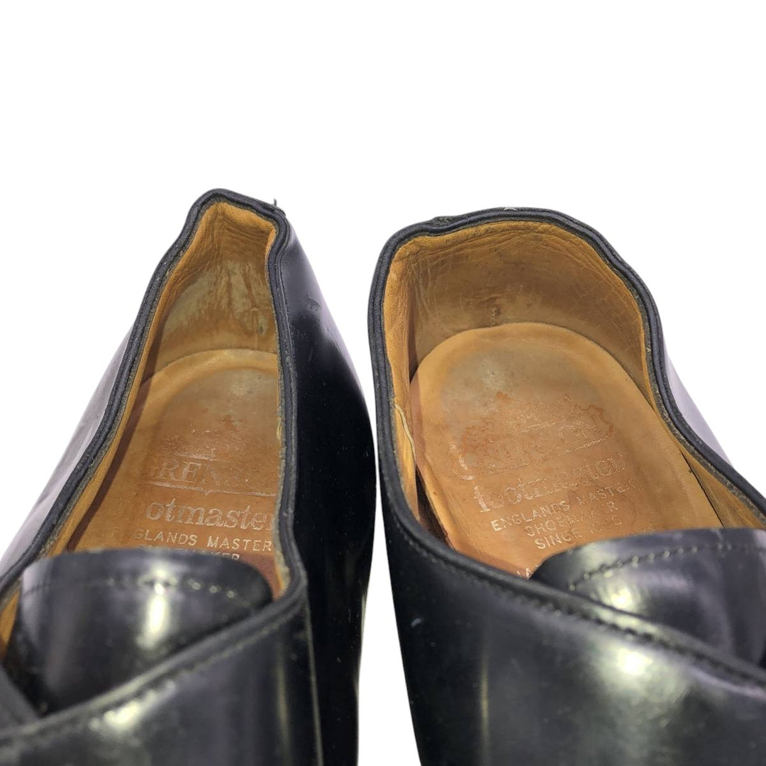 Grenson Footmaster Monk Strap Shoes, Made in England, Size 10 1/2F Men's 29.0cm unclear black type Vintage Second Hand