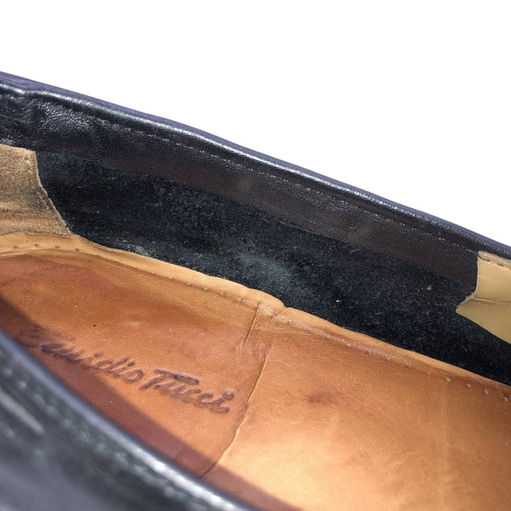 EMIDIO TUCCI Tassel Loafers, Size 42 Men's 26.0cm unclear black type Vintage Second Hand
