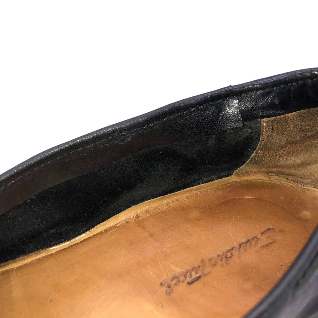EMIDIO TUCCI Tassel Loafers, Size 42 Men's 26.0cm unclear black type Vintage Second Hand