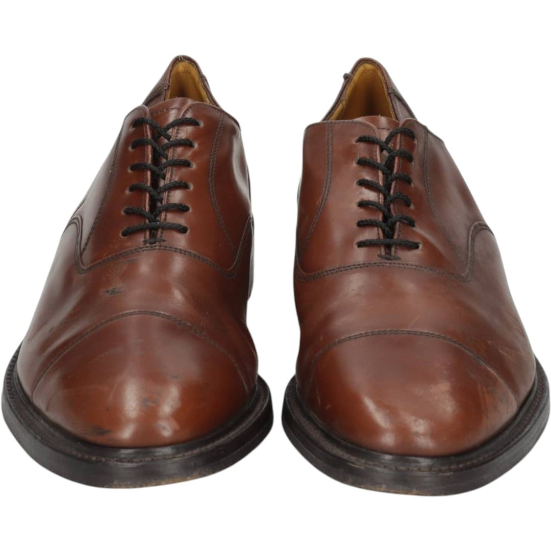 Grenson Footmaster Straight Tip Shoes, Made in England, Size 9 1/2EF Men's 28.0cm unclear brown type Vintage Second Hand