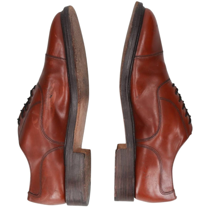 Grenson Footmaster Straight Tip Shoes, Made in England, Size 9 1/2EF Men's 28.0cm unclear brown type Vintage Second Hand