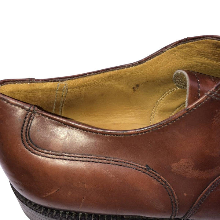 Grenson Footmaster Straight Tip Shoes, Made in England, Size 9 1/2EF Men's 28.0cm unclear brown type Vintage Second Hand