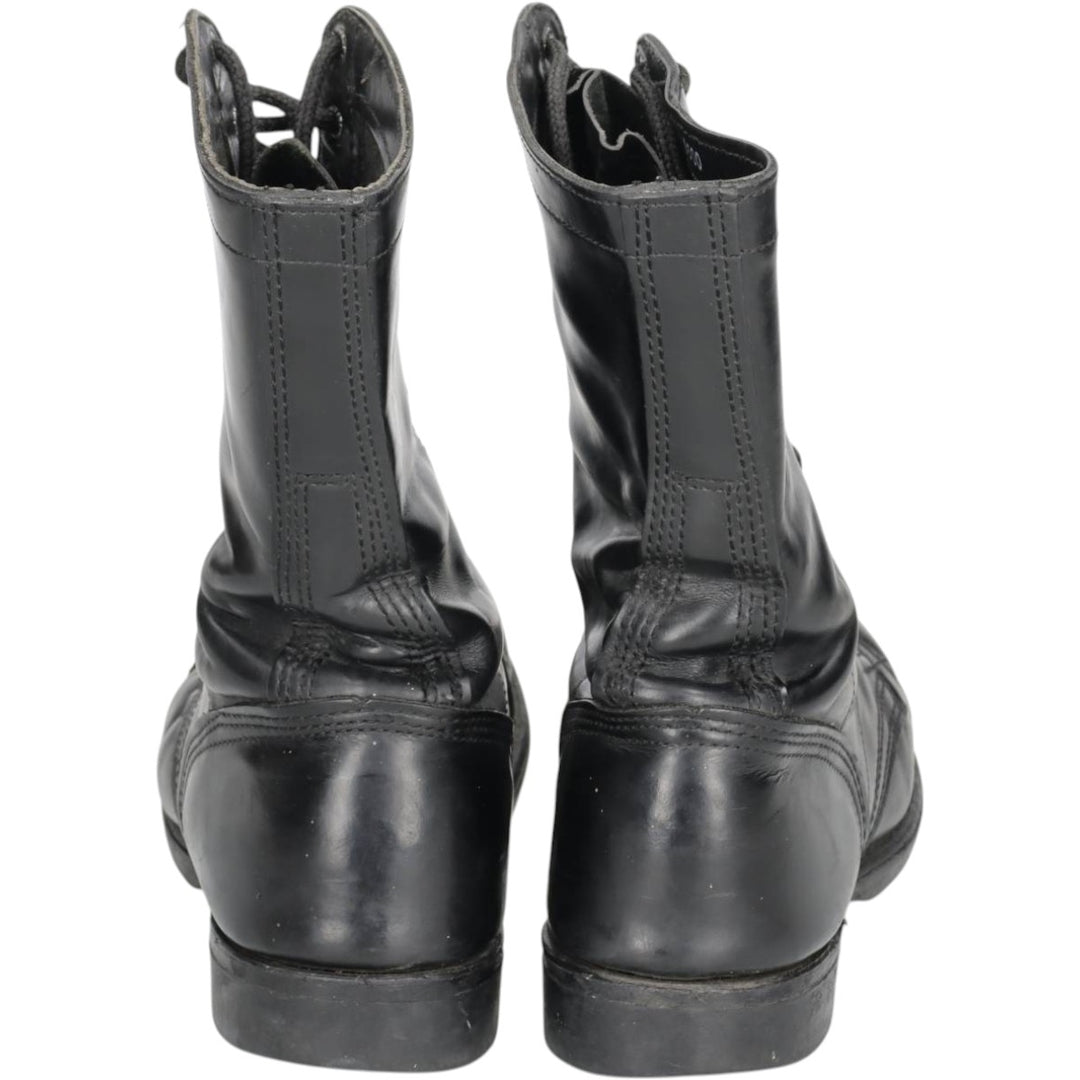 Corcoran Straight Tip Jump Boots, Military Boots, Made in USA, Size 8 1/2EE (Men's equivalent to 10.4"), Vintage /saa015276 Men's 26.5cm genuine leather black type Vintage Second Hand