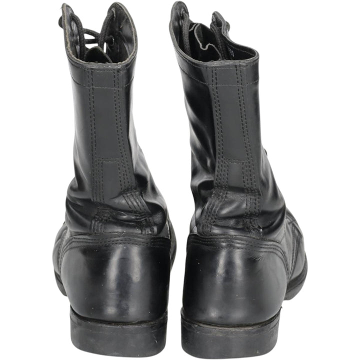 Corcoran Straight Tip Jump Boots, Military Boots, Made in USA, Size 8 1/2EE (Men's equivalent to 10.4"), Vintage /saa015276 Men's 26.5cm genuine leather black type Vintage Second Hand