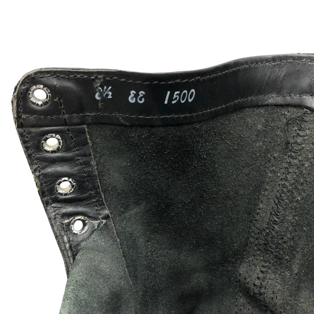 Corcoran Straight Tip Jump Boots, Military Boots, Made in USA, Size 8 1/2EE (Men's equivalent to 10.4"), Vintage /saa015276 Men's 26.5cm genuine leather black type Vintage Second Hand