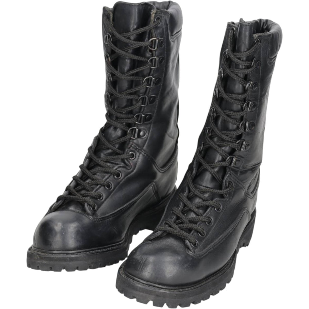 GORE-TEX Steel Toe Military Boots, Made in USA, Size 7 1/2W Men's 25.5cm unclear black type Vintage Second Hand