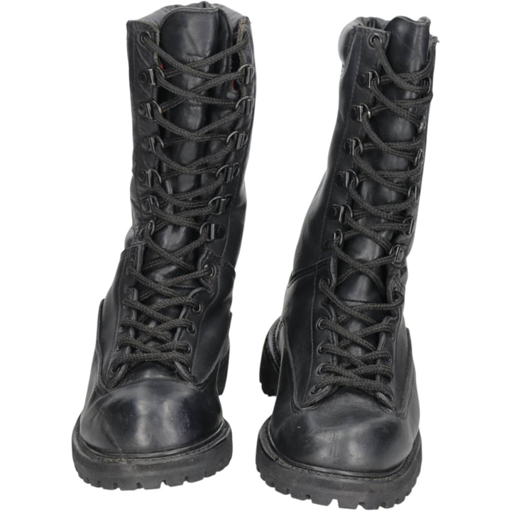 GORE-TEX Steel Toe Military Boots, Made in USA, Size 7 1/2W Men's 25.5cm unclear black type Vintage Second Hand