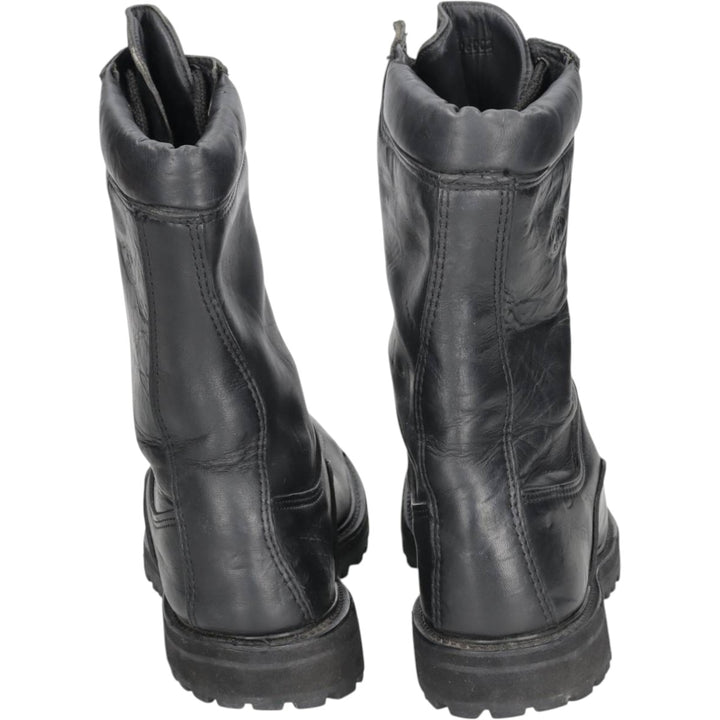 GORE-TEX Steel Toe Military Boots, Made in USA, Size 7 1/2W Men's 25.5cm unclear black type Vintage Second Hand