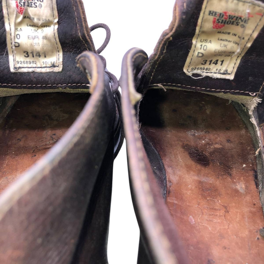 Red Wing 3141 Chukka Boots, Made in USA Men's 28.0cm genuine leather brown type Vintage Second Hand