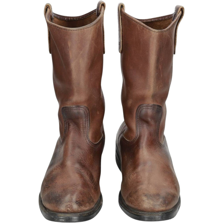 2000s Red Wing 1114 Pecos Boots, Made in USA, Size 9 1/2 Men's 27.5cm genuine leather brown type Vintage Second Hand