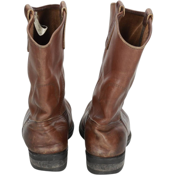 2000s Red Wing 1114 Pecos Boots, Made in USA, Size 9 1/2 Men's 27.5cm genuine leather brown type Vintage Second Hand