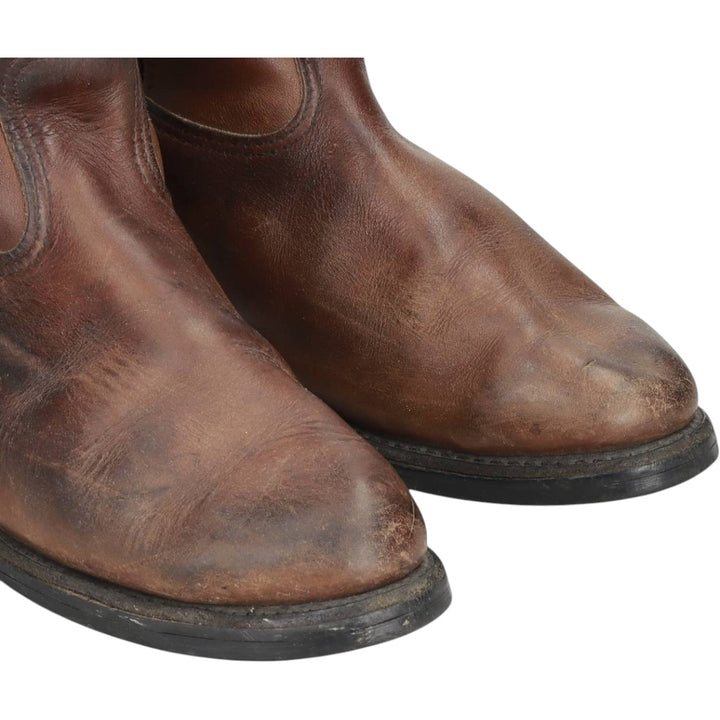 2000s Red Wing 1114 Pecos Boots, Made in USA, Size 9 1/2 Men's 27.5cm genuine leather brown type Vintage Second Hand