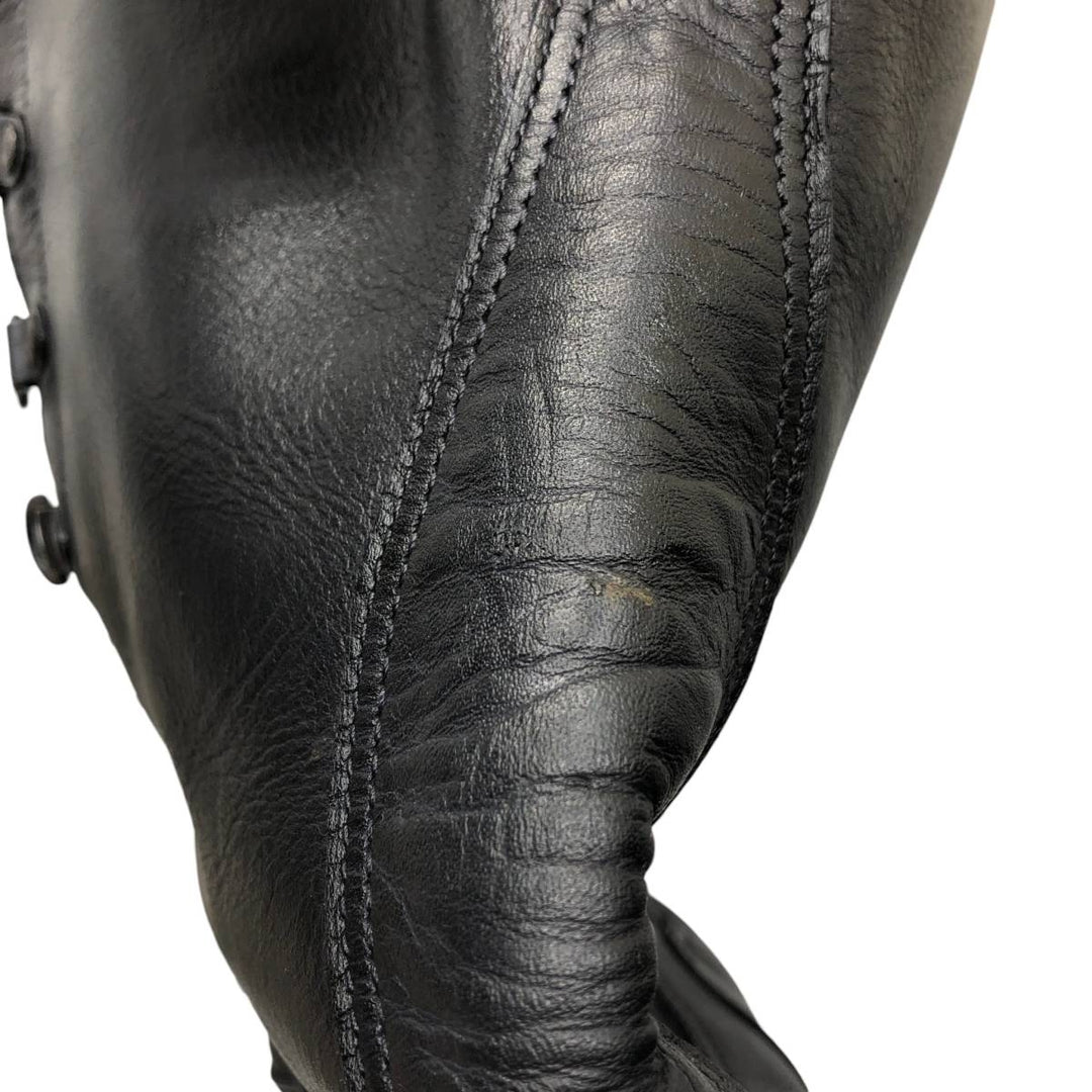 Danner GORE-TEX Work Boots Made in USA Men's 25.0cm genuine leather black type Vintage Second Hand