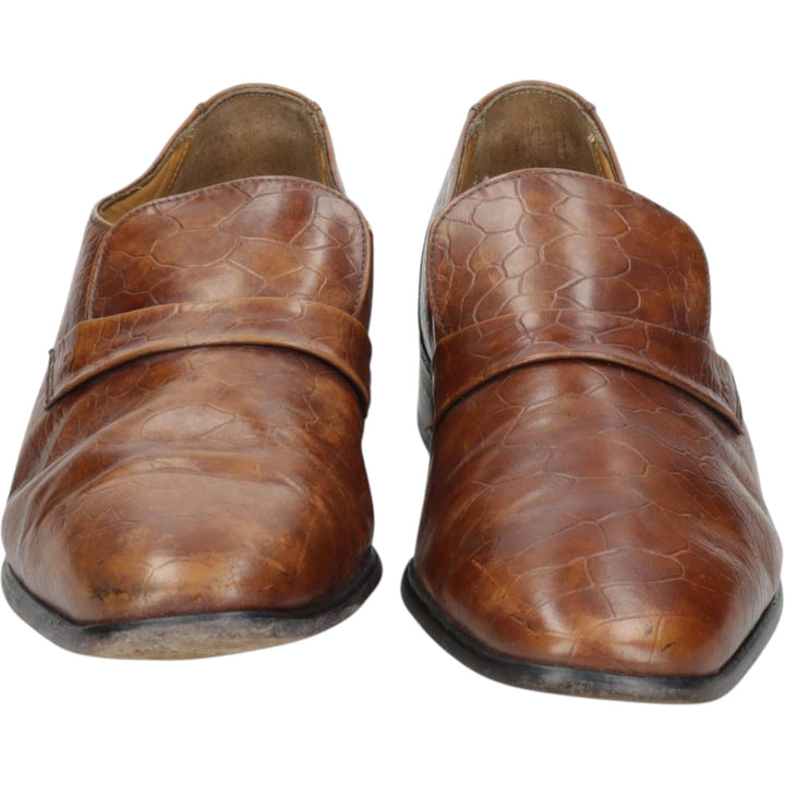 Grenson Gallants loafer shoes, made in England, size 9 1/2F Men's 28.0cm unclear brown type Vintage Second Hand