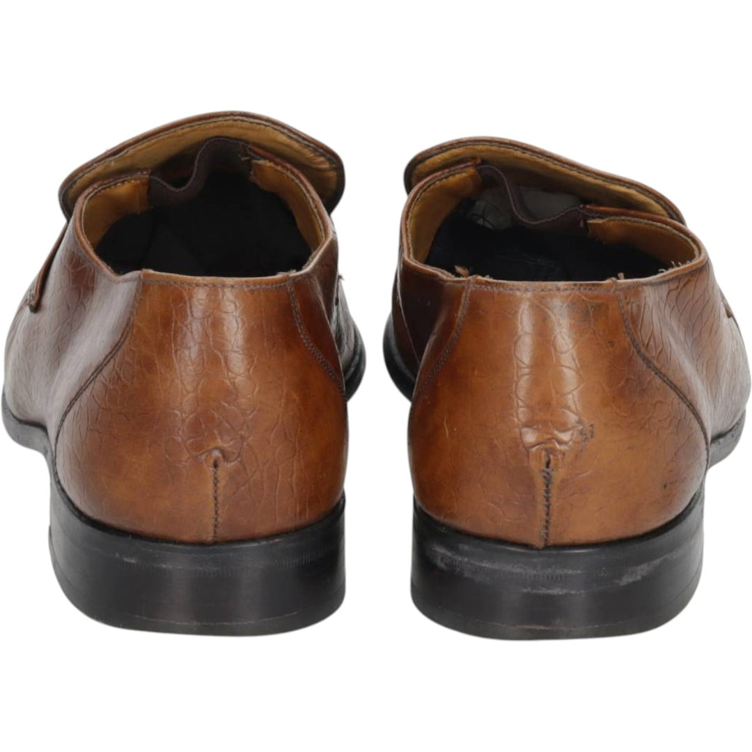 Grenson Gallants loafer shoes, made in England, size 9 1/2F Men's 28.0cm unclear brown type Vintage Second Hand
