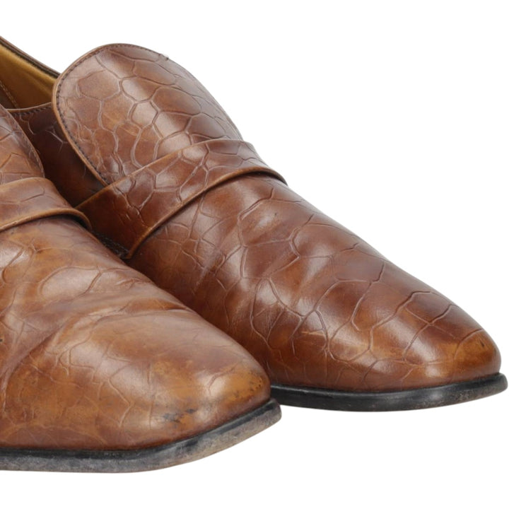 Grenson Gallants loafer shoes, made in England, size 9 1/2F Men's 28.0cm unclear brown type Vintage Second Hand
