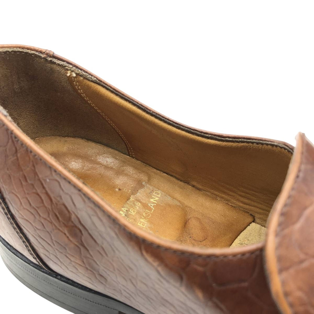 Grenson Gallants loafer shoes, made in England, size 9 1/2F Men's 28.0cm unclear brown type Vintage Second Hand