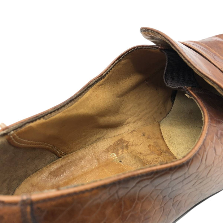 Grenson Gallants loafer shoes, made in England, size 9 1/2F Men's 28.0cm unclear brown type Vintage Second Hand
