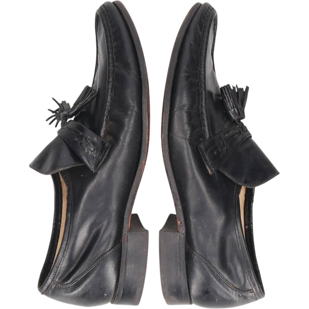 Bostonian tassel loafers, made in the USA, size 9 1/2M Men's 27.5cm genuine leather black type Vintage Second Hand