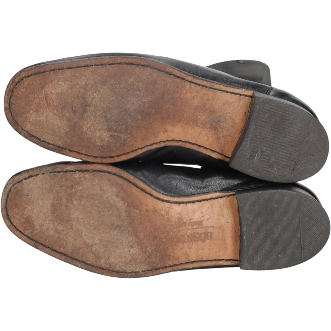 Bostonian tassel loafers, made in the USA, size 9 1/2M Men's 27.5cm genuine leather black type Vintage Second Hand