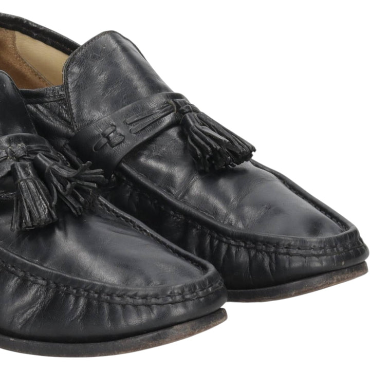 Bostonian tassel loafers, made in the USA, size 9 1/2M Men's 27.5cm genuine leather black type Vintage Second Hand