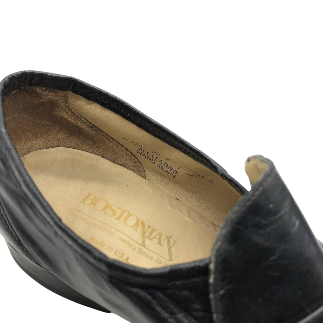 Bostonian tassel loafers, made in the USA, size 9 1/2M Men's 27.5cm genuine leather black type Vintage Second Hand
