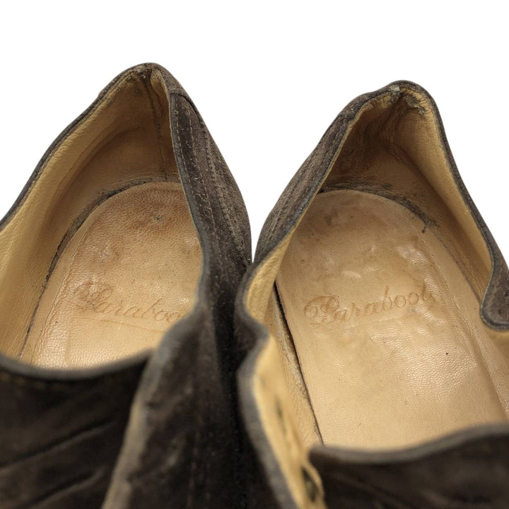 Paraboot full brogue suede wingtip shoes Men's 28.5cm unclear brown type Vintage Second Hand