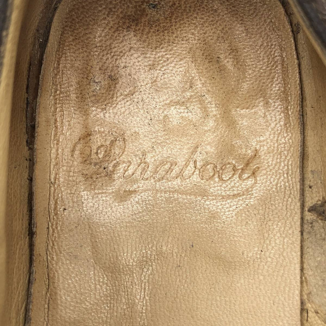 Paraboot full brogue suede wingtip shoes Men's 28.5cm unclear brown type Vintage Second Hand