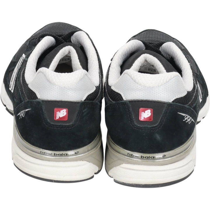 New Balance 990v3 sneakers, size 7 Men's 25.0cm unclear black type Vintage Second Hand