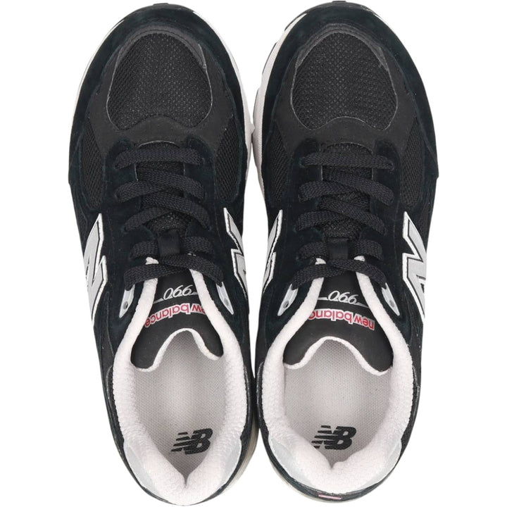 New Balance 990v3 sneakers, size 7 Men's 25.0cm unclear black type Vintage Second Hand