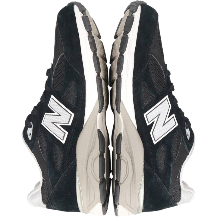 New Balance 990v3 sneakers, size 7 Men's 25.0cm unclear black type Vintage Second Hand