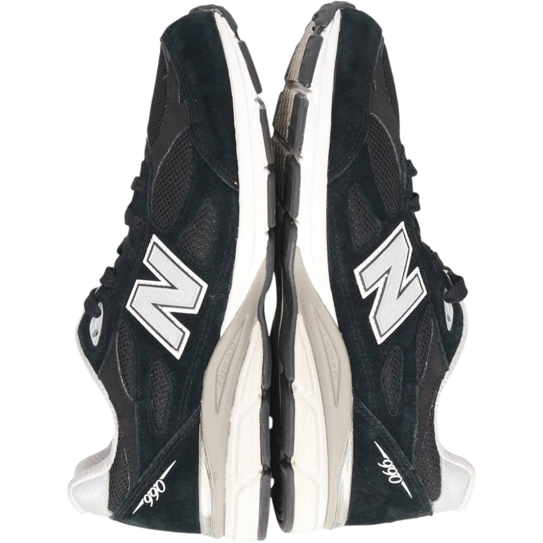 New Balance 990v3 sneakers, size 7 Men's 25.0cm unclear black type Vintage Second Hand