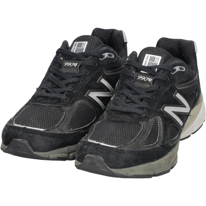 New Balance W990 BK4 sneakers, made in the USA, size 8 1/2 Men's 25.5cm unclear black type Vintage Second Hand