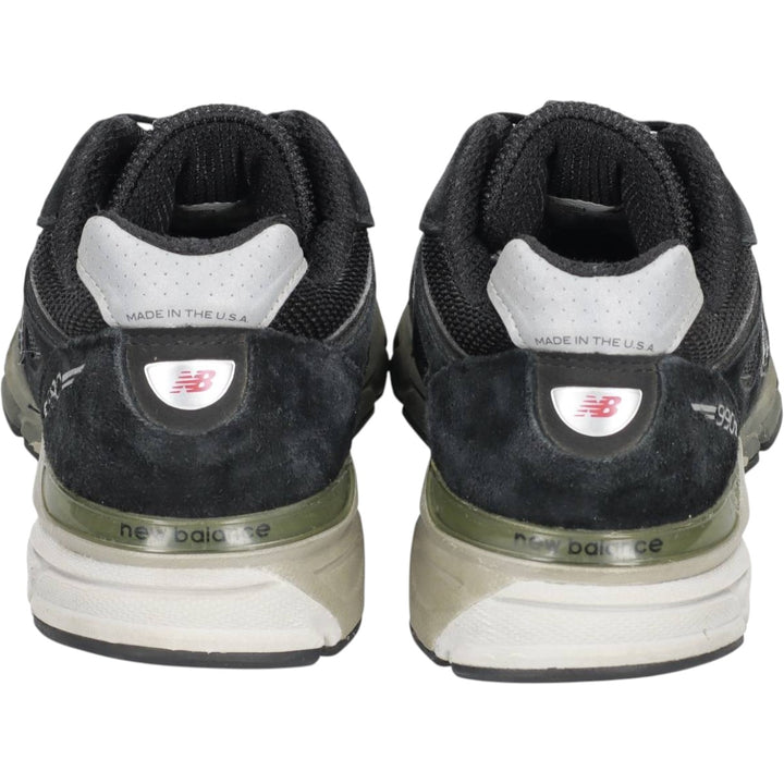 New Balance W990 BK4 sneakers, made in the USA, size 8 1/2 Men's 25.5cm unclear black type Vintage Second Hand