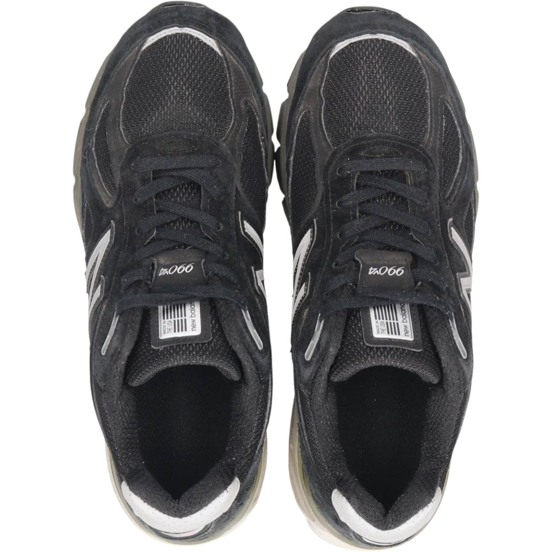 New Balance W990 BK4 sneakers, made in the USA, size 8 1/2 Men's 25.5cm unclear black type Vintage Second Hand