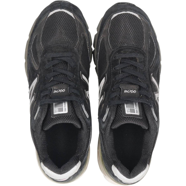 New Balance W990 BK4 sneakers, made in the USA, size 8 1/2 Men's 25.5cm unclear black type Vintage Second Hand