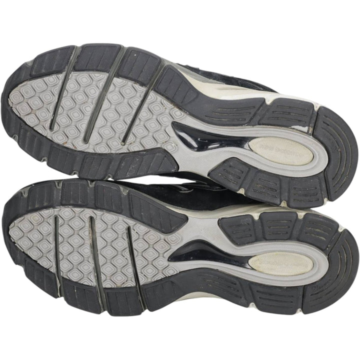New Balance W990 BK4 sneakers, made in the USA, size 8 1/2 Men's 25.5cm unclear black type Vintage Second Hand