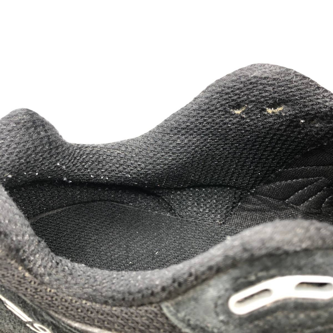New Balance W990 BK4 sneakers, made in the USA, size 8 1/2 Men's 25.5cm unclear black type Vintage Second Hand