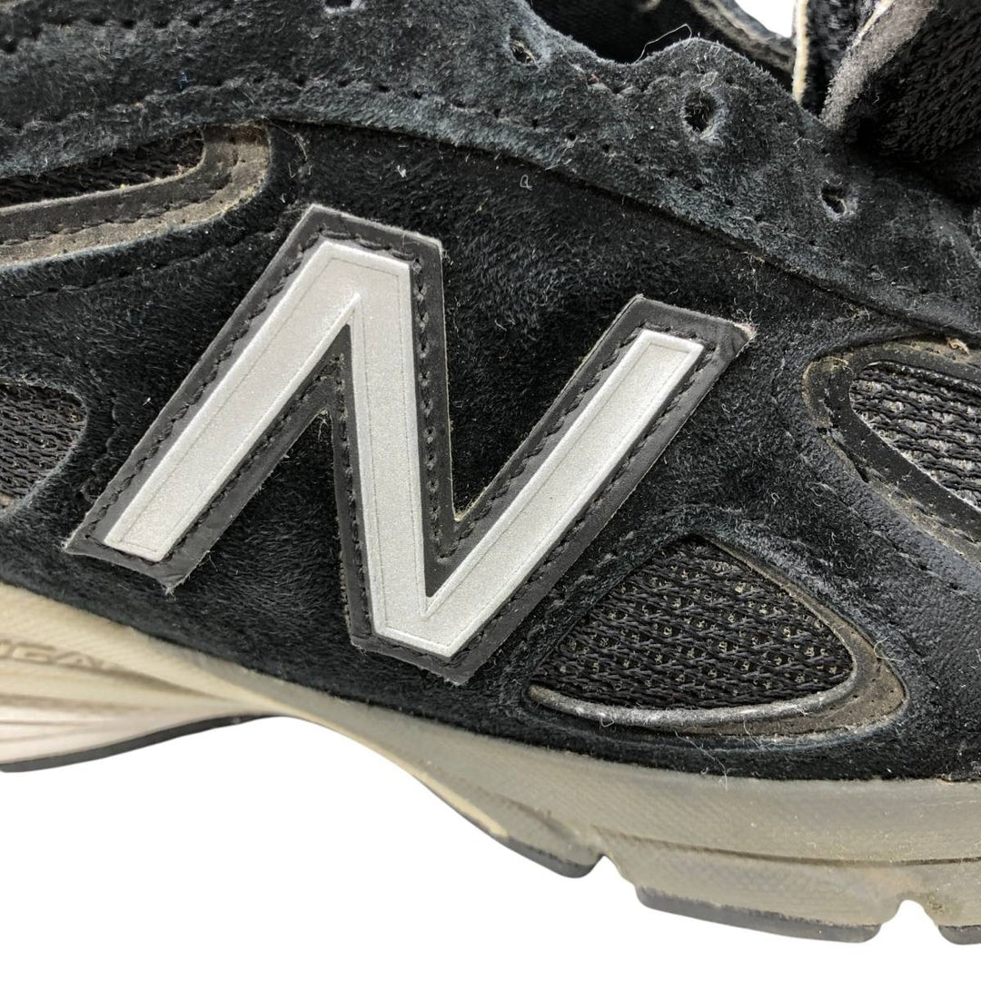 New Balance W990 BK4 sneakers, made in the USA, size 8 1/2 Men's 25.5cm unclear black type Vintage Second Hand
