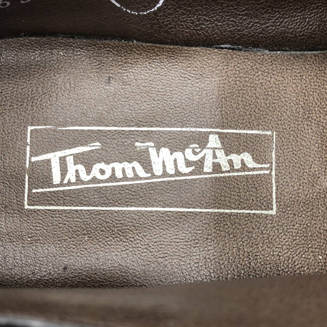 Thom McAn Full Brogue Wingtip Shoes, Made in USA Men's 28.0cm genuine leather brown type Vintage Second Hand