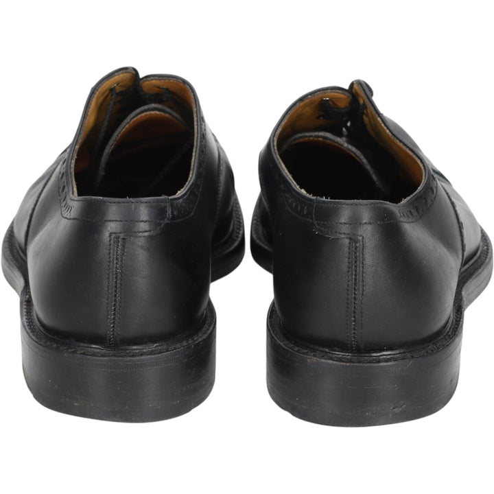 Grenson Footmaster Semi-Brogue Straight Tip Shoes, Made in England, Size 8 1/2 G Men's 27.0cm unclear black type Vintage Second Hand