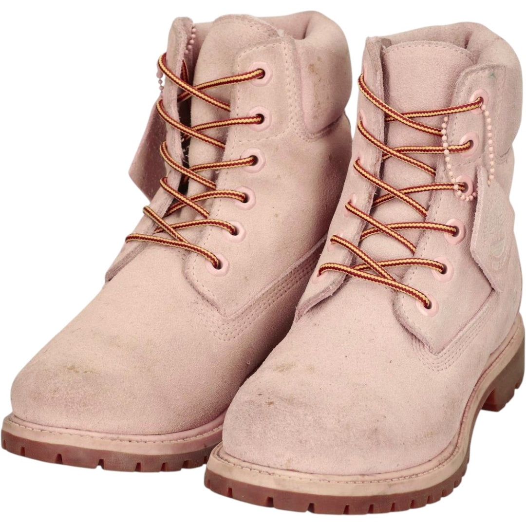 Timberland 6-inch Basic Boots, Suede, PRIMALOFT Insulation, Work Boots, Size 7 Women's 24.0cm unclear ivory Vintage Second Hand