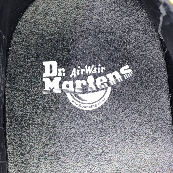 Dr. Martens 3989 DF Floral Print 5-Hole Wingtip Shoes, Size 4 Women's 23.0cm unclear black type Vintage Second Hand
