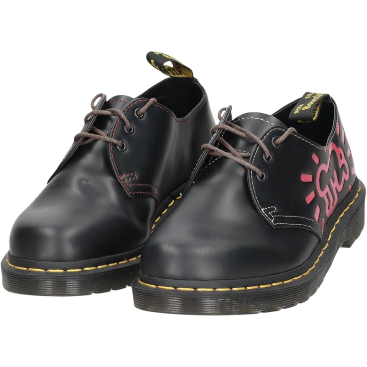 Dr. Martens 1461 Keith Haring 3-hole shoes, size 5 Women's 24.0cm unclear black type Vintage Second Hand