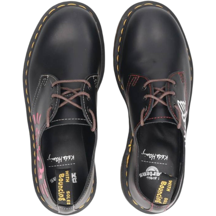 Dr. Martens 1461 Keith Haring 3-hole shoes, size 5 Women's 24.0cm unclear black type Vintage Second Hand